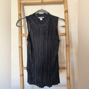 H&M Black  Pleated Top